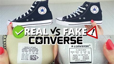 how to spot fake converse shoes|converse rip offs.